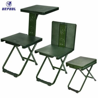 China 2016 ABS+Iron Tube Folding Chair Military Camp Stools Portable Multifunctional Stool Chair For Outdoor Soldiers for sale