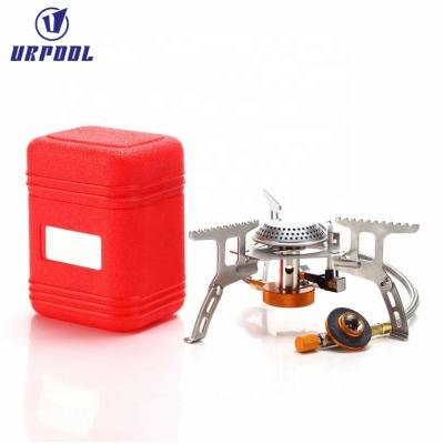 China Ultralight Manual Adjustable Portable Outdoor Backpacking Mini Camping Gas Stove Barbecue Stove for sale