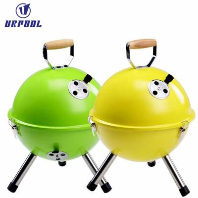 China Adjustable Height Portable Lightweight Folding Charcoal BBQ Grill Stainless Steel Camping Picnic BBQ Grill for sale