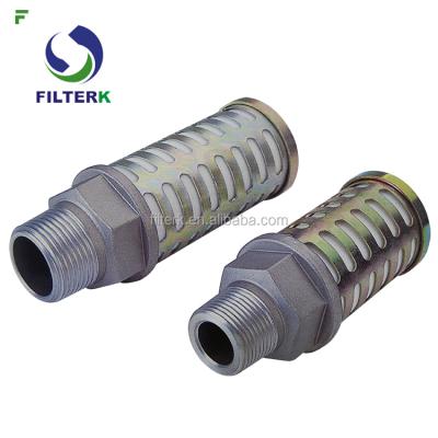 China Sound Absorption Glass-cotton FILTERK XYS-12 Air Compressor Muffler for sale