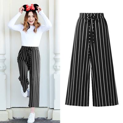 China New 2021 fashion wholesale price multiple colors polyester breathable women's formal pants for sale