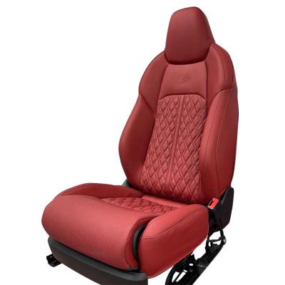 China High Quality Luxury Upgrade Facelift Car Sport Wrapping Leather Bucket Seats Cover And Sponge For Audi Q3 Q5 Q5L Q7 Q8 R8 RS Upgrade for sale