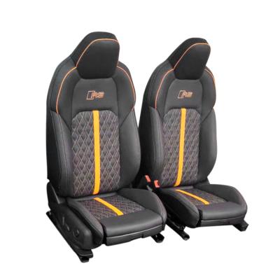 China Custom leather business/car s rs seat modification interior ventilation carbon fiber bucket racing sports seats for all Audi upgrade for sale