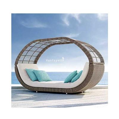 China Modern Lounge Chair with Canopy Outdoor Lounge Chair Lounger Outdoor Lounge Chair with Canopy for sale