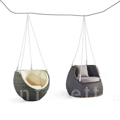 China Modern Outdoor Hanging Chair Swings For Adults Outdoor Hanging Swing Chair Luxury Swing Chair Outdoor Eggs Patio Furniture for sale