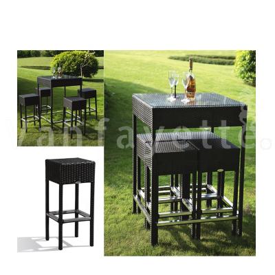 China Bar Height Modern Outdoor Patio Table Set Outdoor Patio Bar Stools Bar Table for sale