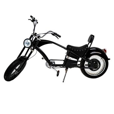 China 2021 Steel Hottest Factory Directly Supply Chopper Electric Bike 60v 1000w Powerful Big Battery 20 Inch Fat Tire Ebike Chopper for sale