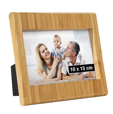 China Amazon Viable Desktop Album Combination Picture Frame Family Photo Frame Combination Bamboo Picture Frame for sale