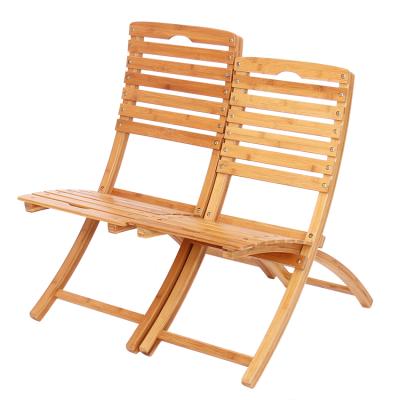 China Modern good quality and cheap price bamboo furniture folding chair for rest for sale