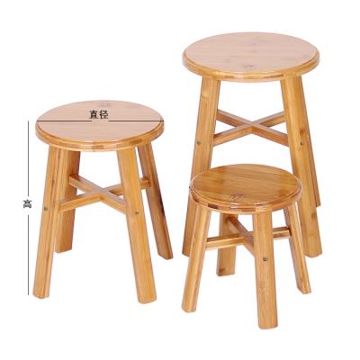 China Modern Kids Bamboo Stool, Industrial Step Stool, Bamboo Shower Stool With Different Height for sale