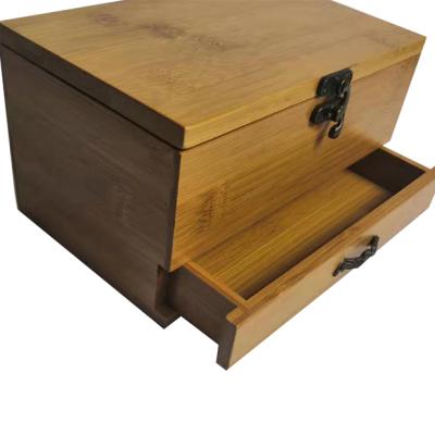 China Viable Custom Promotional Lock Bamboo Weed Stash Box For Herb Jewelry Box for sale