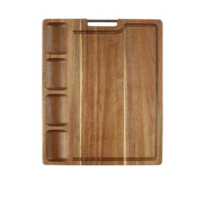 China Acacia Wood Chopping Board White Cutting Board Food Cutting Board Sustainable Wood Cutting Board HDPE Acrylic Cut for sale