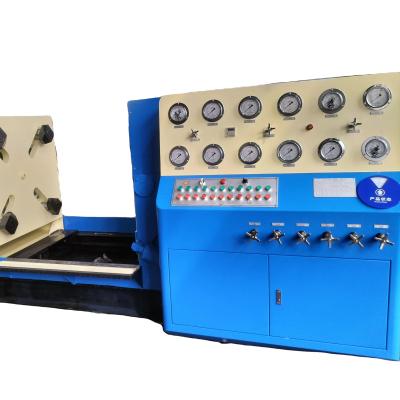 China Universal Hydraulic Clamping Type Valve Seat Testing Valve Testing Machine Zengxin Test Bench for sale