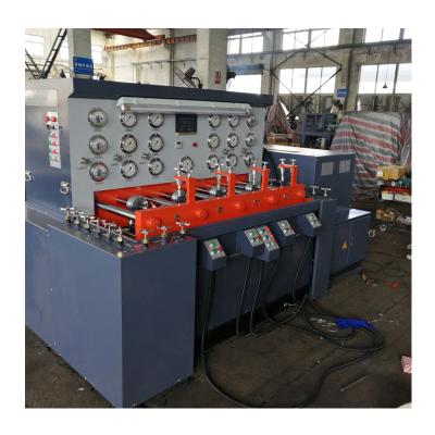 China Universal Test Machine Horizontal Multi Station Double Valve Testing Machine for sale