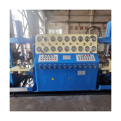 China Universal Test Machine Vertical Double Station Hydraulic Valve Test Bench for sale