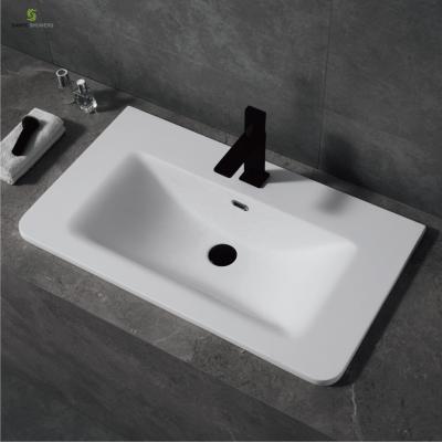 China Modern Wash Basin Gel Coat Bathroom Counter Top Basin for sale