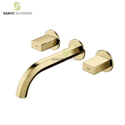 China New Product Faucets Faucets Bathroom Faucet Handle Brass Basin Faucet Thermostatic Bathroom Faucet for sale