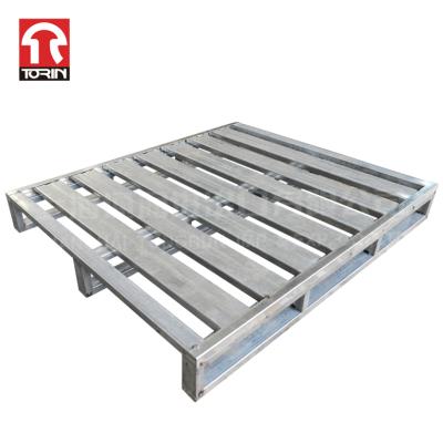 China Storage Support Torin DZ454 Metal Tray Fork Metal Pallet Wire Mesh Pallet Four Way Packing Steel Container for sale