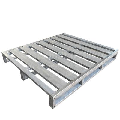 China Storage Support Torin DZ454 Heavy Packing Iron Tray With Side Entry Four Fork Metal Pallet Wire Mesh Pallet Container for sale