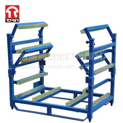 China Heavy Duty Logistics Transportation Torin DZ105 Warehouse Pallet Auto Parts Shelf Metal Pallet Wire Mesh Container for sale