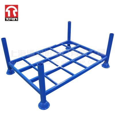 China Torin LK81-1400 Metal Round Pipe Stacking Rack Stackable Warehouse Rack Rack for sale