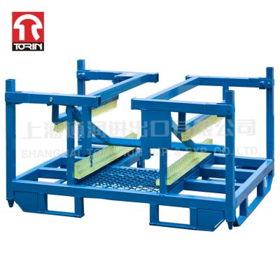 China Logistics Transportation Torin DZ58 Auto Parts Rack Material Steel Turnover Rack In Automotive Industry Metal Pallet Wire Mesh Container for sale