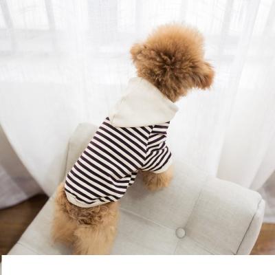 China ashion hot high quality funny banana sales 100% cotton pet cat dog hoodie parenting clothes family outfit striped for sale