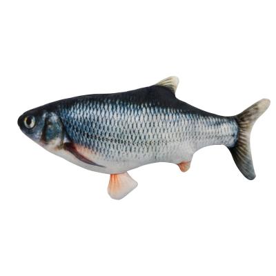 China Viable wholesale hot sale USB plush electric simulation fish jumping toy for cat for sale