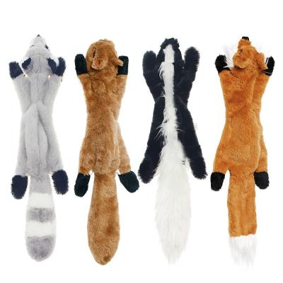 China Viable Dog Shape Leather Plush Puzzle Pet Toy Healthy Imitation Animal Shell Toy for sale