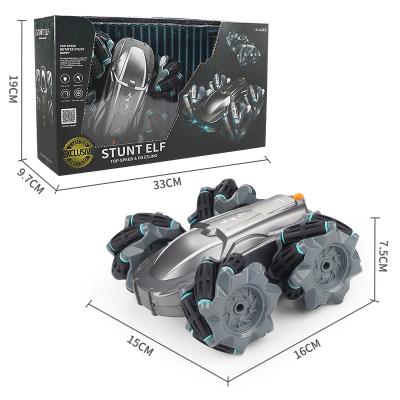 China RC Hobby 2.4G Radio Control Toys Super Stunt Action 360 Degree Flip Over Car 4WD Mini Double Sided RC Stunt Car For Kids for sale