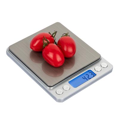 China I2000 Food Weighting Scale Pocket Digital Scale 128*106*18mm 500g*0.01g Mini Digital Balance Scale Kitchen for sale