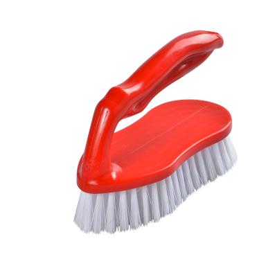 China Stun Stocked Scrub Brush Comfort Grip Flexible Stiff Bristles Heavy Duty For Bathroom Shower Sink Carpet for sale