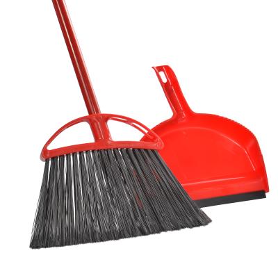 China Floor Corner Broom and Cleaning Dustpan, Dust Pan Snaps On Broom Handles Perfect for Home, Kitchen, Office Surface Floor Use for sale