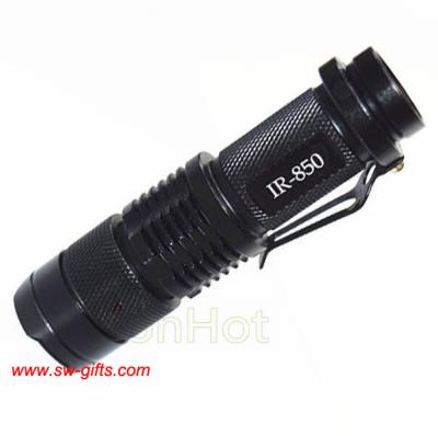 China 5W Flashlight Infrared Radiation IR LED Lamp Waterproof Led Flashlight AA Lamp Light for sale