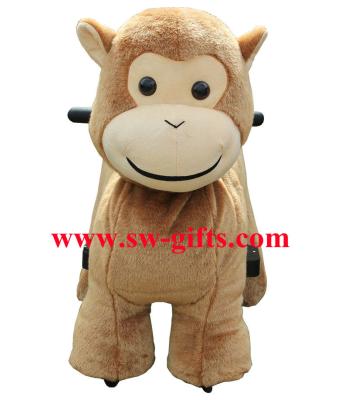 China Popular ride on furry motorized plush riding lovely kiddie ride toys for sale