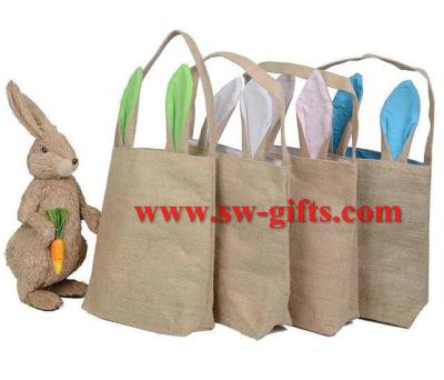 China Easter eggs baskets jute bags cute gifts bunny mascot the easter bunny cotton bag decorations toys dinosaur easter egg for sale