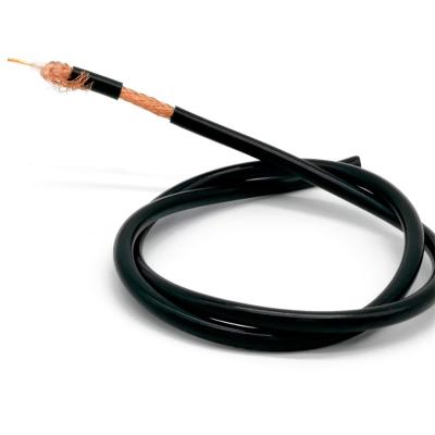 China CCTV 50 Ohm RG58 Bulk Cable PVC Jacket Flexible Shielded Black Coaxial Cables for sale