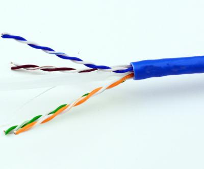 China A.W.G. Test 4pair 23 Fluke Telecom Sales 305m Blue Cat 6 Lan Cable 8 Core Hot Flex for sale