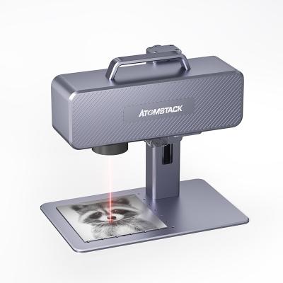 China Air-cooled ATOMSTACK M4 Handheld Mini Portable Laser Engraver LOGO Marking Metal Laser Engraving Machine for sale