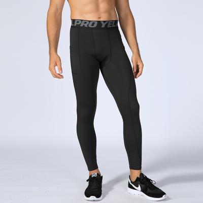 China Fashion Breathable Men Sport Customize Logo Printing Pants Quick-drying Men's Fitness Pants With Pockets for sale