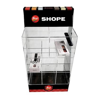 China eco-friendly acrylic desktop display racks for zippo retail display stand acrylic showcase for sale