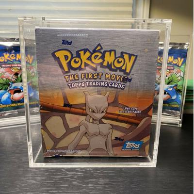 China Mordern SHOPE Pokemon Box Factory Customized Clear Acrylic Box Display Box Acrylic Display for sale