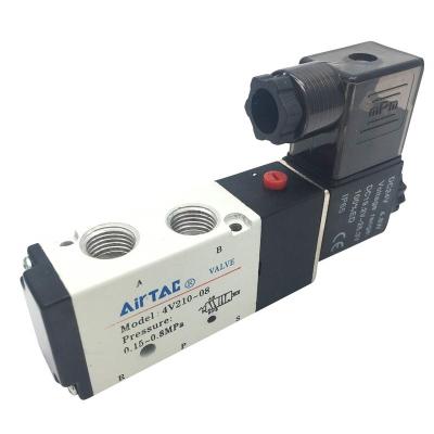 China Original Authorized Machinery Repair Shops Distributor AIRTAC 4V200 Series SOLENOID VALVE 5/2 Way, 5/3 Way Solenoid Valve for sale