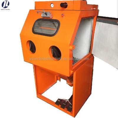 China Non Ionic Water Sand Blast Drum Cabinet, Water Sandblasting Machine With Trolley for sale