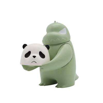 China Cartoon Toy Lamtoys Creative Art Style Variation Panda Plastic Vinyl Action Figure for sale