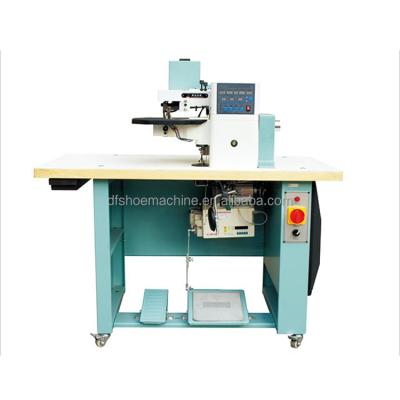 China Leaher Edge Folding Leather Shoe Making Production Machinery Automatic Gluing Folding Machine For Shoes Bags for sale