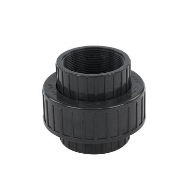 China For water supply or drainage UPVC BSPT thread unions water plumbing fittings for sale