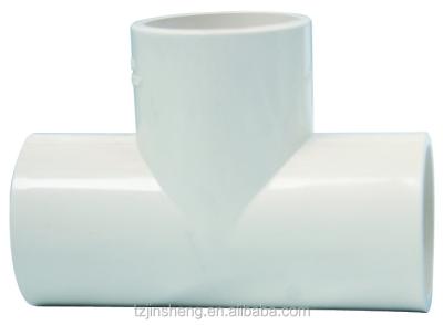 China SCH40 water supply pvc fittings pvc / upvc pipe / upvc equal tee for sale