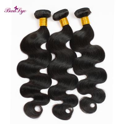 China Body Wave Factory Sales Natural Body Wave Brazilian Virgin Hair Color 3 Pcs Hair Body Wave Bundles for sale