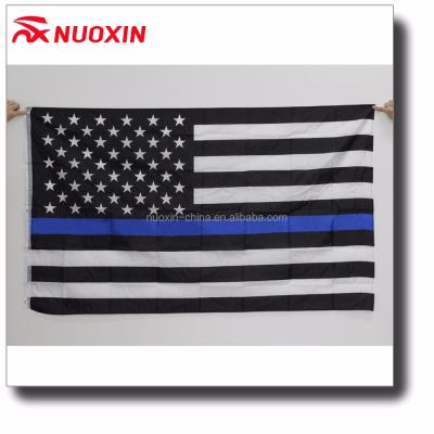 China Thin Blue Line Hot Selling Cheap Price Polyester Sports And Games American Flags for sale